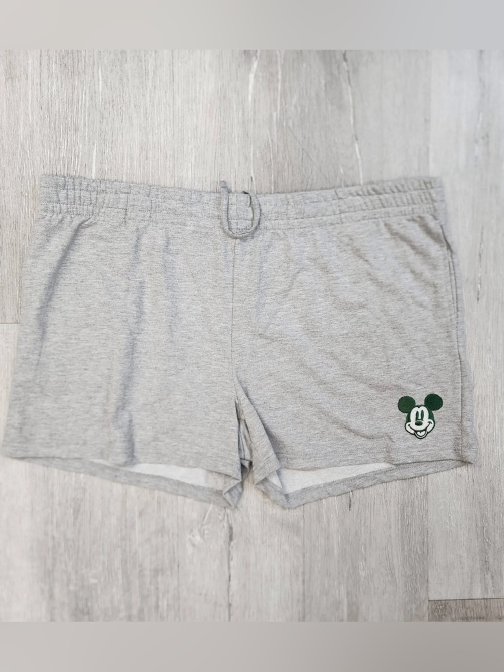 Disney Mickey Mouse Gray Cotton Shorts - New - Size Xl